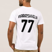 Khvicha Kvaratskhelia T - Shirt (Rückseite)