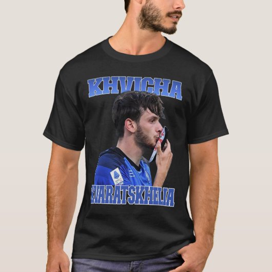 Khvicha Kvaratskhelia T-Shirt (Vorderseite)