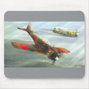 Ki-43 Oscar Mouse Pad Mousepad