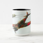 Ki-43 Oscar-Tasse Tasse (Zentrum)
