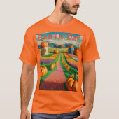 KI Art Earth Day Pumpkin Patch T - Shirt (Vorderseite)