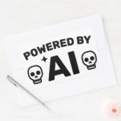 KI-basierte Sticker™ Rechteckiger Aufkleber (Umschlag)