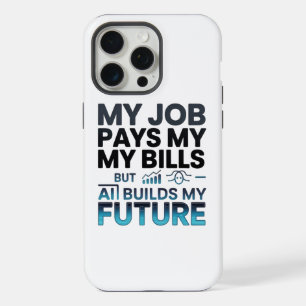 KI baut meine Zukunft Motivierendes Tech-Zitat iPhone 15 Pro Max Hülle