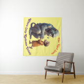 KI, bei der nur Kindheit existiert, Tapisserie/Hin Wandteppich (Beispiel (Horizontal))