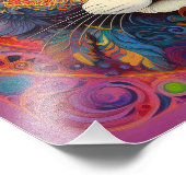 KI-Blume Fotodruck (Ecke)