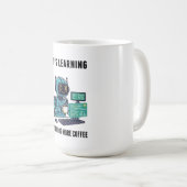 KI braucht mehr Kaffee Kaffeetasse (VorderseiteRechts)