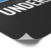 KI-Code-Grafik – Tech-Innovationsdesign Poster (Ecke)