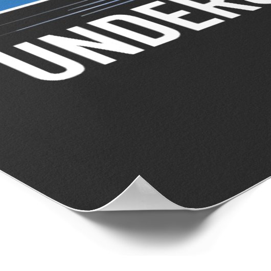 KI-Code-Grafik – Tech-Innovationsdesign Poster (Ecke)