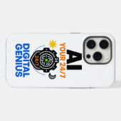 KI Digital Genius – Intelligenter 24/7-Assistent iPhone Hülle (Rückseite (Horizontal))