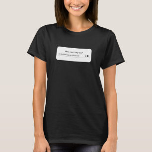 KI-Eingabefeld Hoffnung in lässigem Ton simulieren T-Shirt