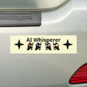 KI-Flüsterer Autoaufkleber (Auf Auto)