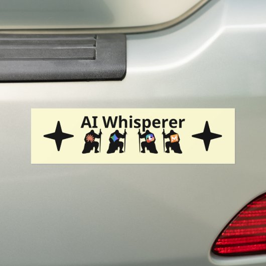 KI-Flüsterer Autoaufkleber (Auf Auto)