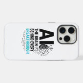 KI-Gehirn hinter Durchbrüchen Case | Tech iPhone Hülle (Rückseite (Horizontal))