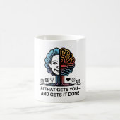 KI-Gehirn-Tech-Design für Innovatoren Kaffeetasse (Mittel)