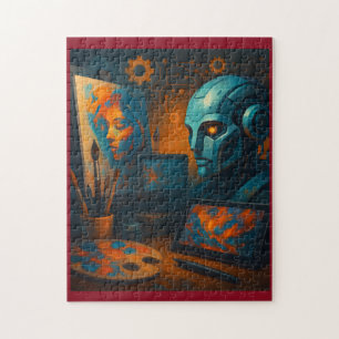 KI-Geist trifft Maschine Puzzle