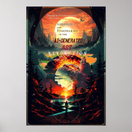 "KI-Generierte ART-Revolution" Poster