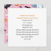 KI generierte Ghost und KürbisHalloween Einladung (Vorne/Hinten)