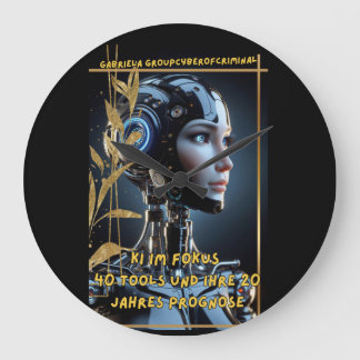 KI im Fokus Große Wanduhr