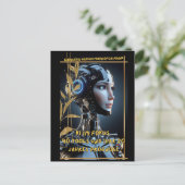 KI im Fokus Postkarte (Stehend Vorderseite)