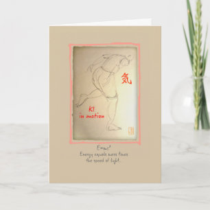 "Ki in Motion Card" Vielen Dank, Herr Freund Karte