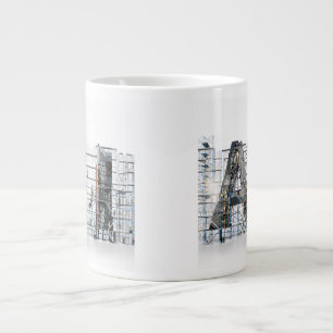 KI Industrielle Buchstabenform-Architektur-Kunst Jumbo-Tasse