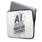 KI - Katalysator für Innovation und Effizienz Laptopschutzhülle (Vorderseite Links)