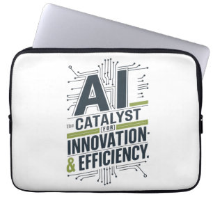 KI - Katalysator für Innovation und Effizienz Laptopschutzhülle