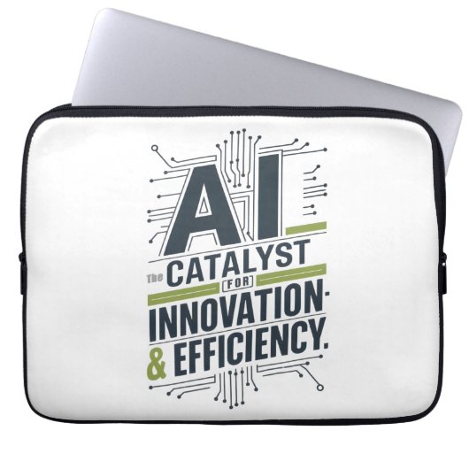 KI - Katalysator für Innovation und Effizienz Laptopschutzhülle (Vorderseite)
