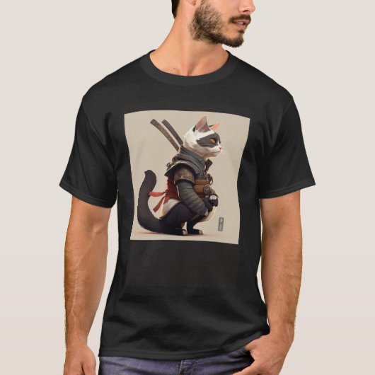 KI-Katze T-Shirt (Vorderseite)