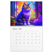 KI-Katzen | Niedlich Adorable Kätzchen und Katzen Kalender (Feb 2026)