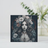 KI-Korpusbraut Feiertagskarte (Stehend Vorderseite)