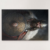 KI-Krieger Wikinger mit Schild Puzzle (Horizontal)