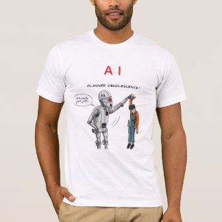 KI KÜNSTLICHE INTELLIGENZ -keine Menschen benötigt T-Shirt