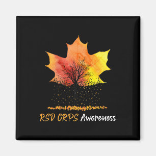 Ki Maple Leaf RSD CRPS Awareness Kostüm Orange Ri Magnet