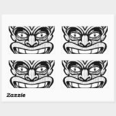 Ki-Maske Rechteckiger Aufkleber (Blatt)