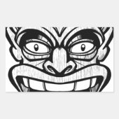 Ki-Maske Rechteckiger Aufkleber (Vorderseite)