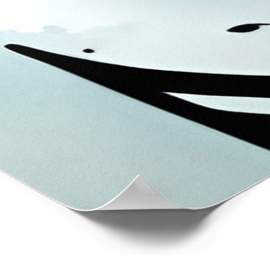 KI-Musiknoten Poster (Ecke)