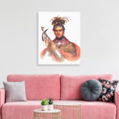 Ki-On-Twog-Ky oder 'Complanter', Seneca Chief Leinwanddruck (Insitu (Wohnzimmer))