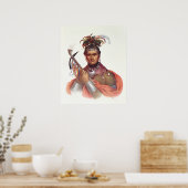 Ki-On-Twog-Ky oder 'Complanter', Seneca Chief Poster (Küche)