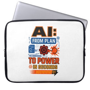 KI-Power in Sekunden - Von Plan zu Aktion Laptopschutzhülle