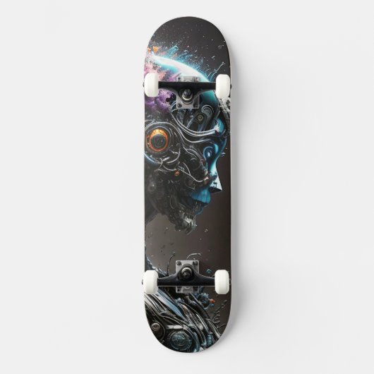 KI-robotisch Skateboard (Vorderseite)