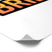 KI sagte, ich bin brillant – Lustiger Tech-Spruch Poster (Ecke)