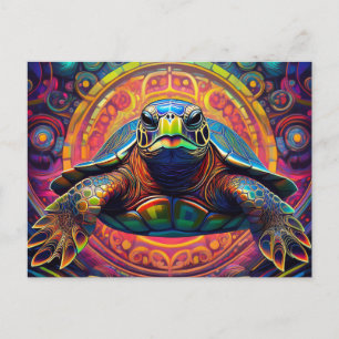 KI-Schildkröte Postkarte