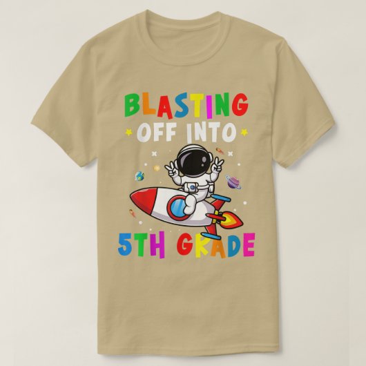 KI-Schulkinder in 5. Klasse T-Shirt (Design vorne)