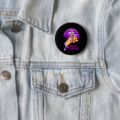Ki Support Epilepsy Awareness Costume Lips Button (Beispiel)