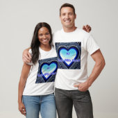 KI: Tech mit Herz Herren Weiß T-Shirt (Unisex)