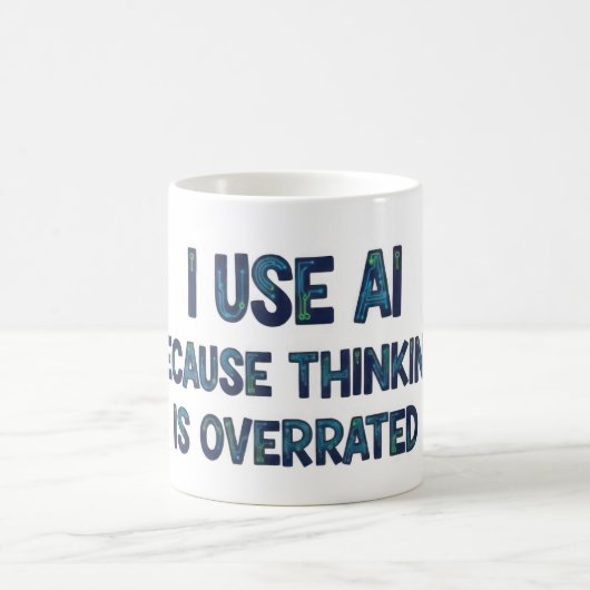 KI-Text Kaffeetasse (Mittel)