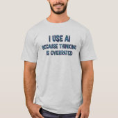 KI Text Unisex T-Shirt (Vorderseite)