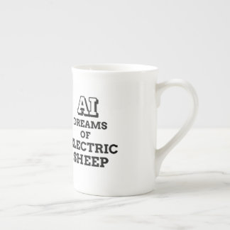 KI träumt von elektrischen Schafen Porzellantasse