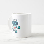 KI- und Roboter-Charaktere Kaffeetasse (Vorderseite Links)
